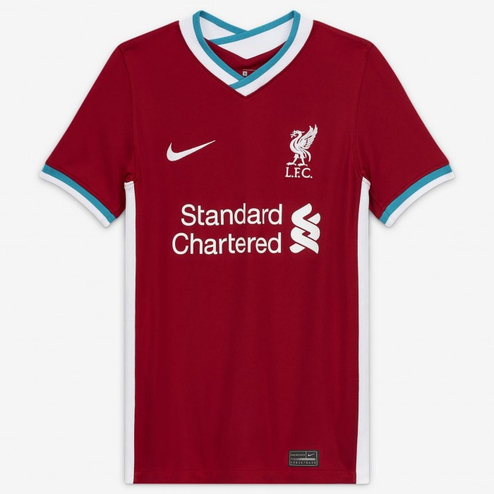 Детская футболка  Ливерпуль 2020/2021 Домашняя   