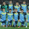 Детская форма голкипера сборной Казахстана 2016/2017 (комплект: футболка + шорты + гетры)