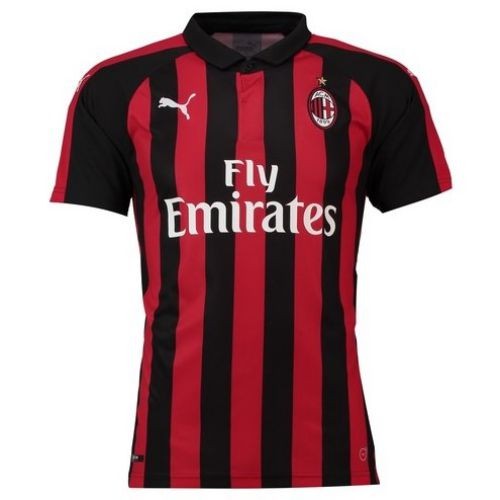 Форма футбольного клуба Милан 2018/2019 (комплект: футболка + шорты + гетры)