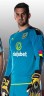 Детская форма голкипера футбольного клуба Бернли 2016/2017 (комплект: футболка + шорты + гетры)