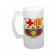Кружка пивная, стеклянная футбольного клуба Барселона