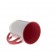 Кружка красная, с ложкой футбольного клуба Тоттенхэм